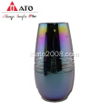 Vaso di vetro ATO con vaso di vetro colorato elettroplato